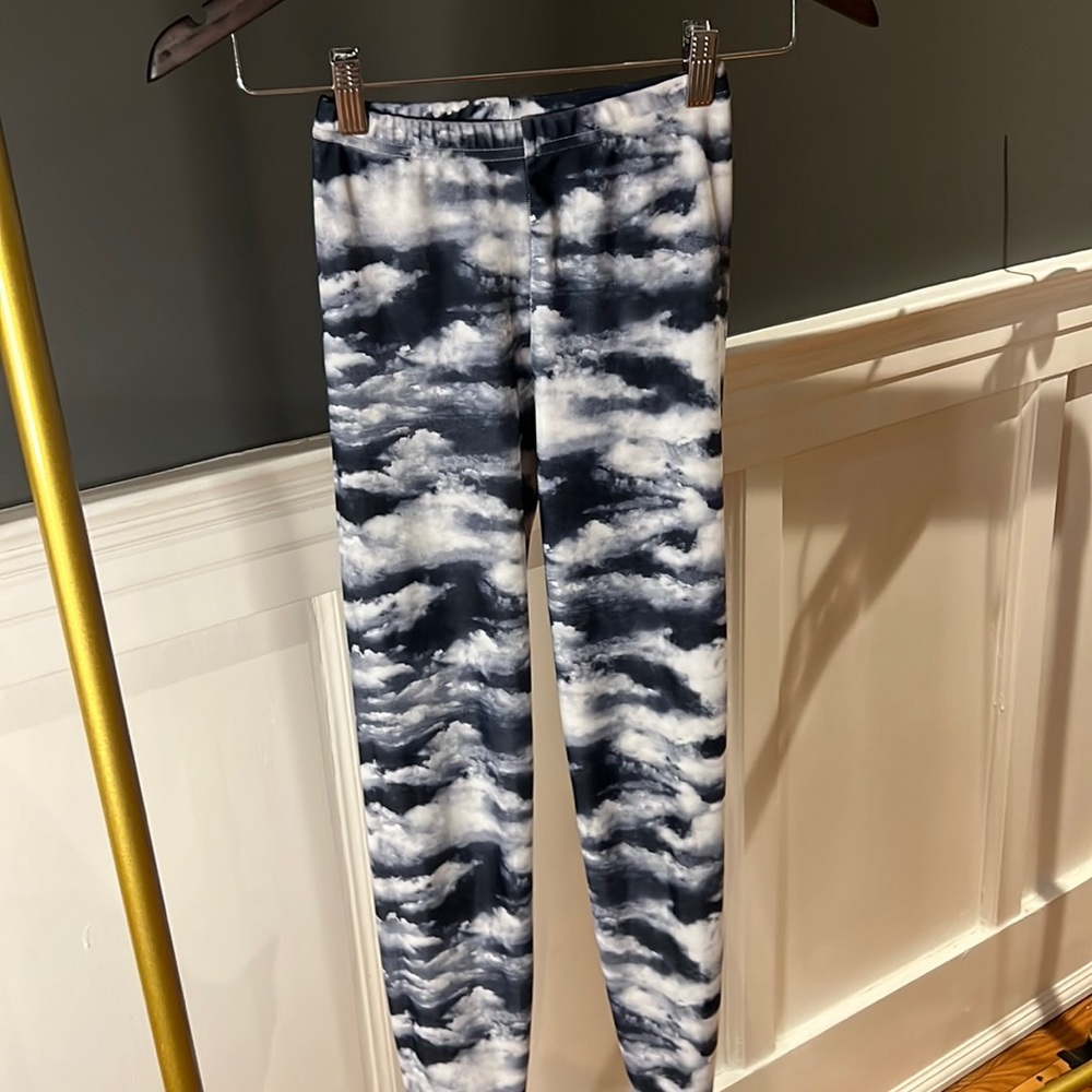 American Apparel Athletic tights - Blue Clouds